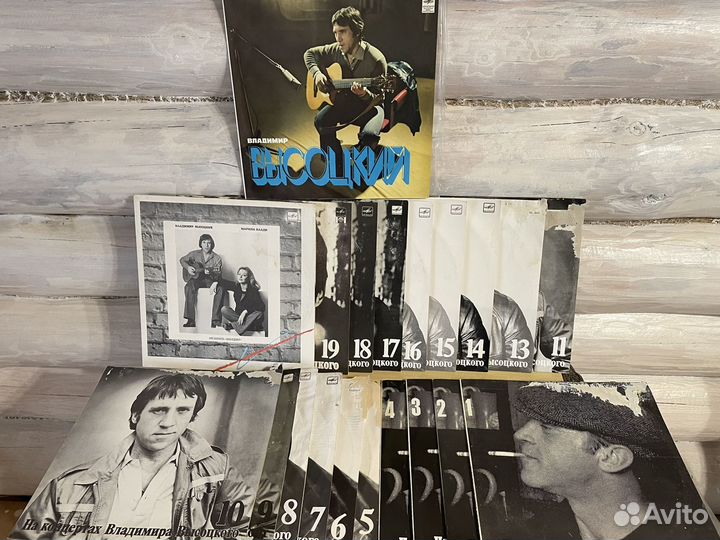 Пластинки Высоцкий 20 штук