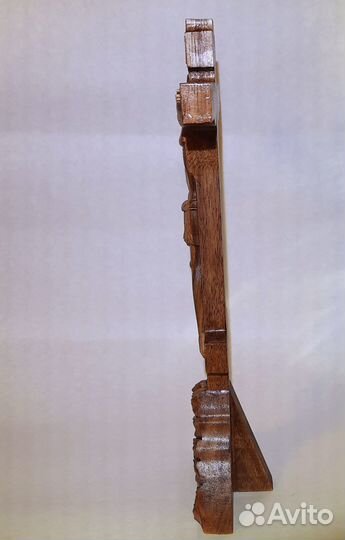 Крест резной распятие дерево Православный