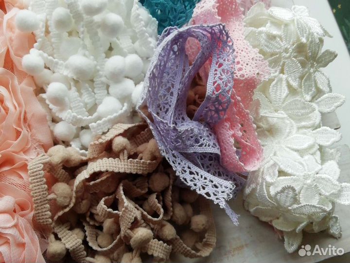 Тесьма, ленты для скрапбукинга, рукоделия