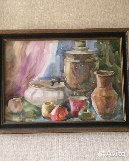 Картины, написанные акварелью Крымскме пейзажи