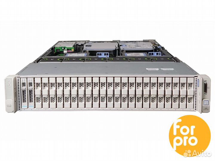 Сервер cisco UCS c240 M5 24SFF 2x6140Gold 32GB