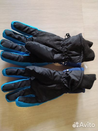 Зимняя детская шапка на 4-5 лет,утепл перчатки