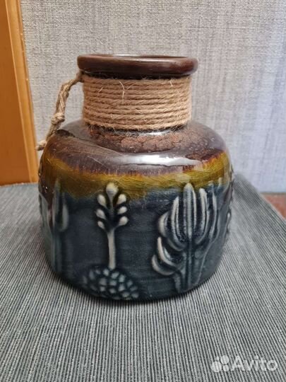 Ваза керамическая для цветов (Италия) новая