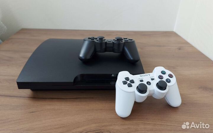 Ps3 slim прошитая 320gb 28игр Беспл.доставка