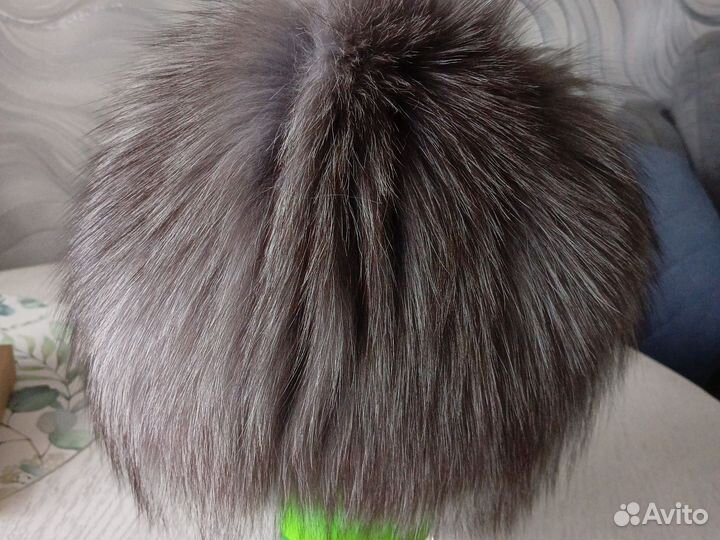 Шапка чернобурка новая