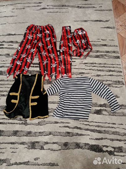 Новогодний костюм пирата для мальчика 116