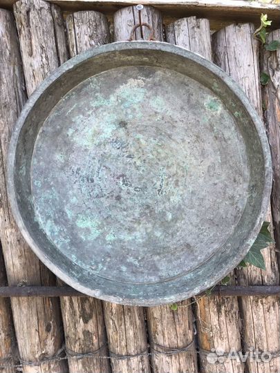 Поднос медный