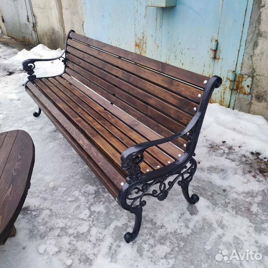 Скамейка садовая (холодная ковка)