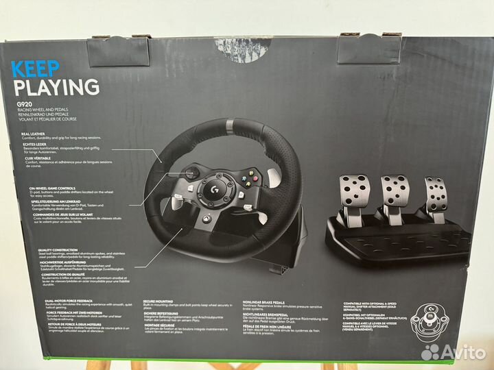 Руль logitech g920