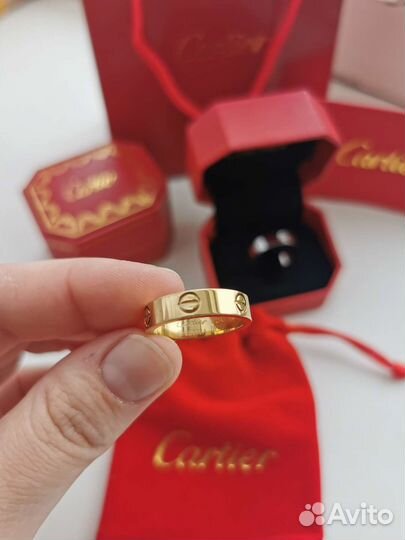 Кольцо Cartier + упаковка Cartier