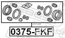 Ремкомплект передн суппорта honda civic FD 2006