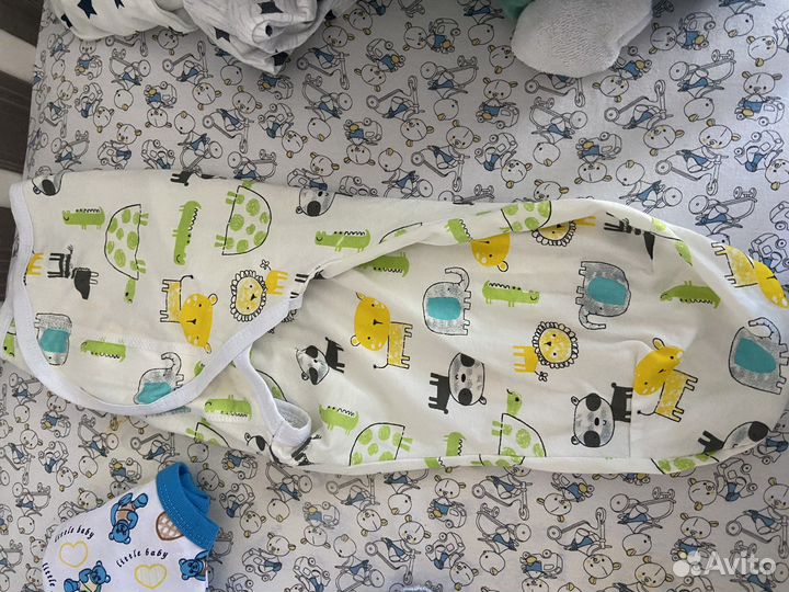 Пеленка кокон на липучках