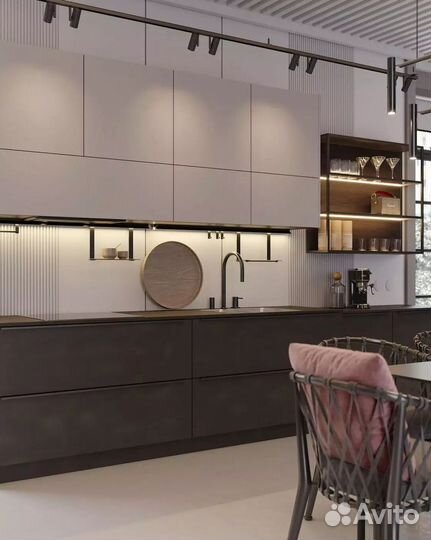 Кухня с подсветкой