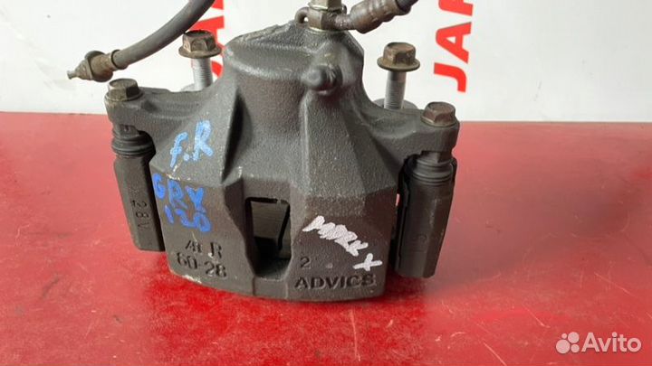 Суппорт передний правый Toyota Mark X GRX120 4GR