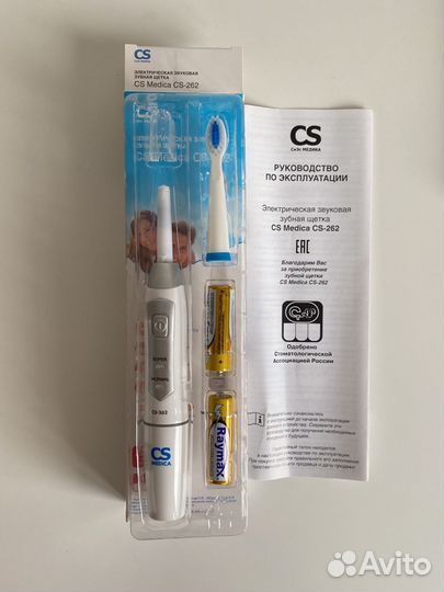 Электрическая звуковая зубная щетка CS Medica