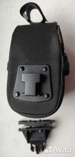 Сумка под седло велосипеда с дождевиком