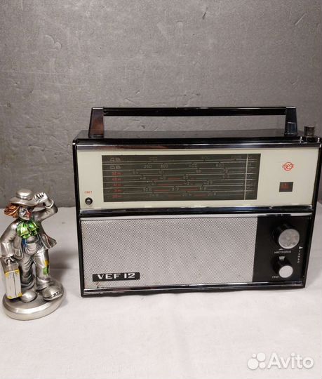 Радиоприемник VEF 12 с блоком питания