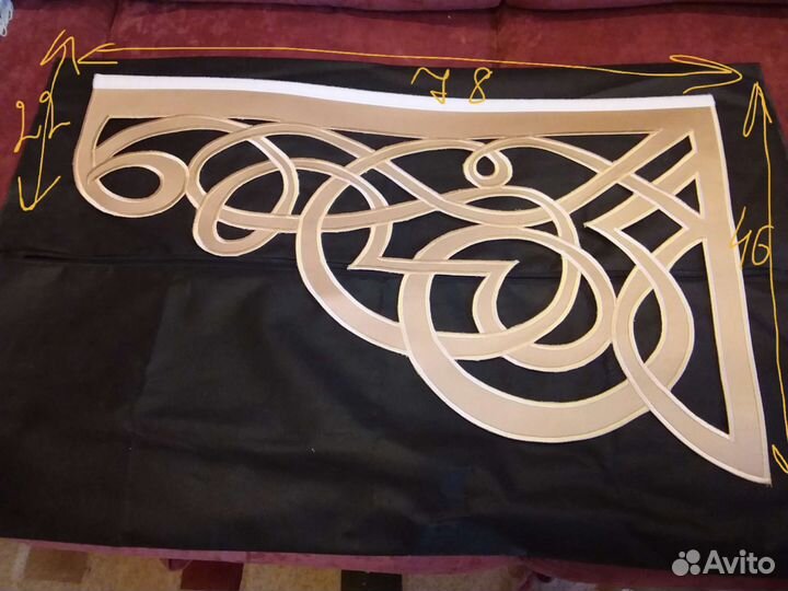 Декоративные элемент ламбрикена или шторы