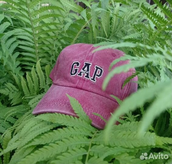 Кепка/Бейсболка мужская/женская gap бордовая