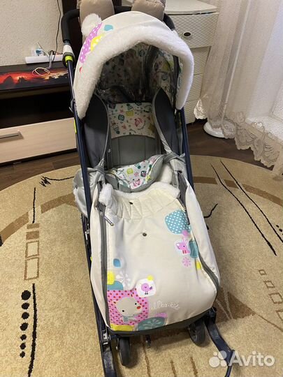 Коляска санки и рюкзак