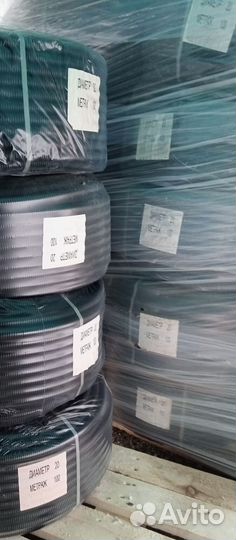 Гофра кабельная 40мм, самозатухающая