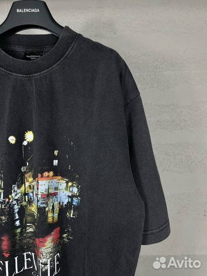 Футболка Balenciaga оверсайз звезда