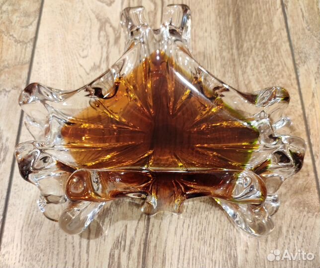 Пепельница хрустальная Богемия