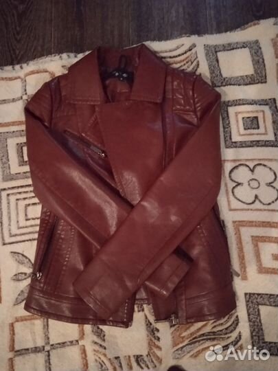 Куртка кожаная женская 46 48