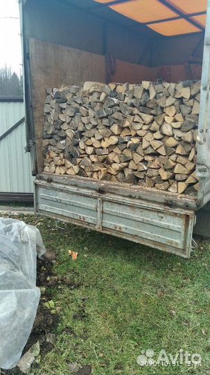Дрова колотые сухие
