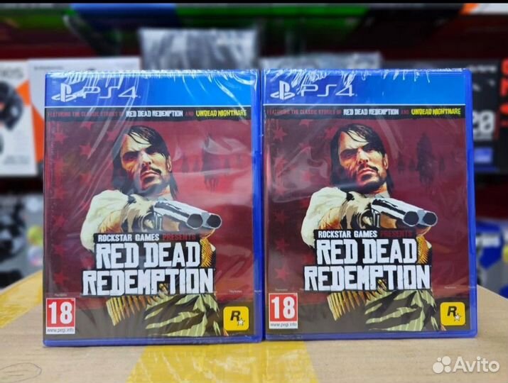 Red Dead Redemption ps4 диск
