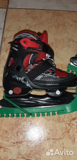 Коньки детские раздвижные 30 33