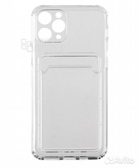 Чехол силиконовый для iPhone 11 Pro с карманом