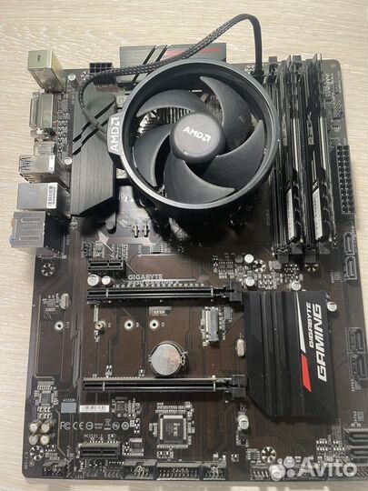 Материнская плата с процессором B450 ryzen 5 2600x