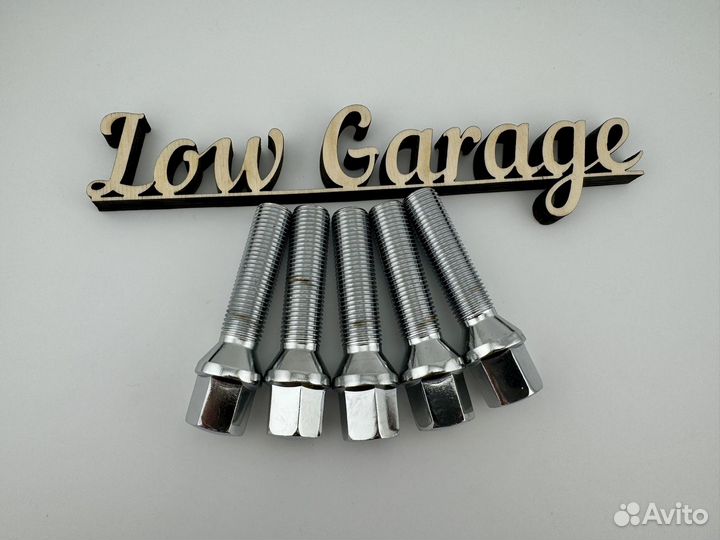 Болты 14*1.25 55мм резьбы. Конус. Удлиненные. Bmw