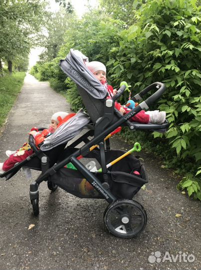 Коляска uppababe Vista для двойни