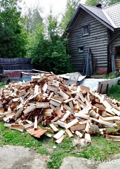 Дрова Ольха от 1 куба с доставкой в Выборге любого