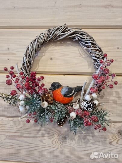Новогодний авторский венок