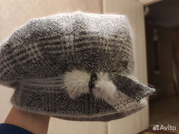 Берет женский зимний