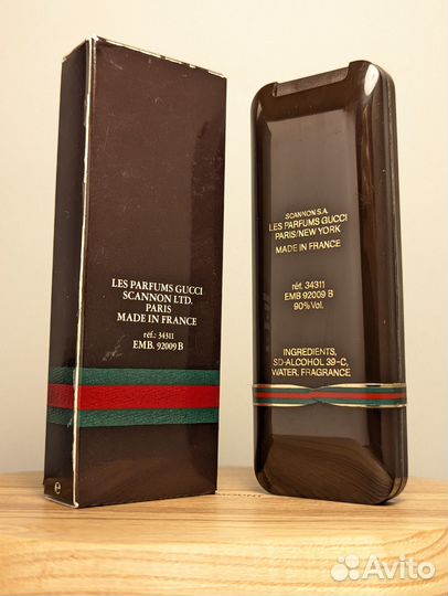 Gucci pour Homme EDT 25 мл винтаж 1989 года спрей