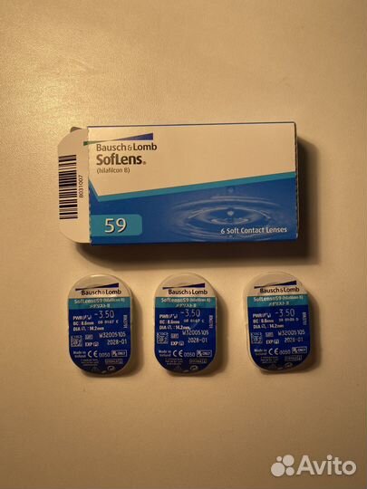 Линзы контактные+растворы для линз