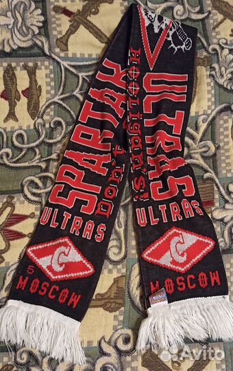 Футбольный шарф Спартак Москва Ультрас Череп