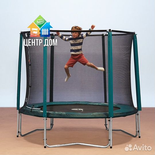 Батут с защитной сеткой