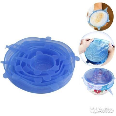 Набор силиконовых крышек Silicone Sealing Lids, 6