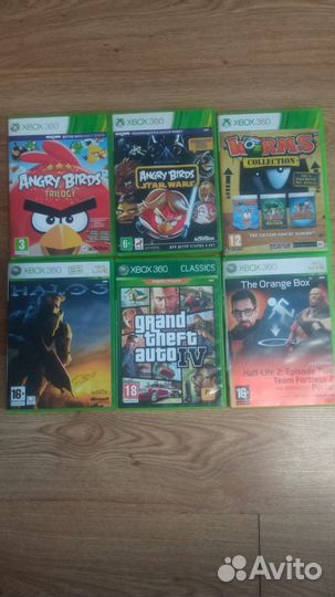 Редкие диски с играми для xbox 360