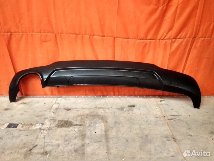 Юбка заднего бампера Mercedes W204 C204 AMG