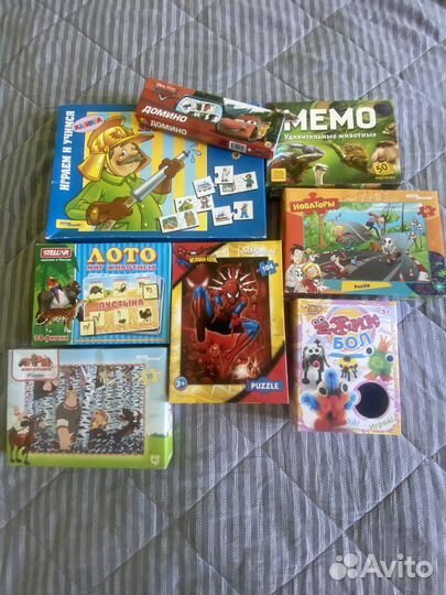 Пазлы домино лото