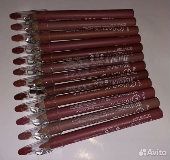 Набор карандашей для губ 12 шт