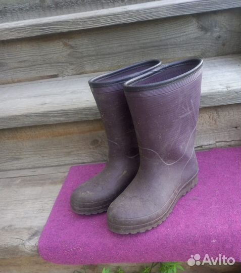 Ботинки зимние и сапоги резиновые р.40