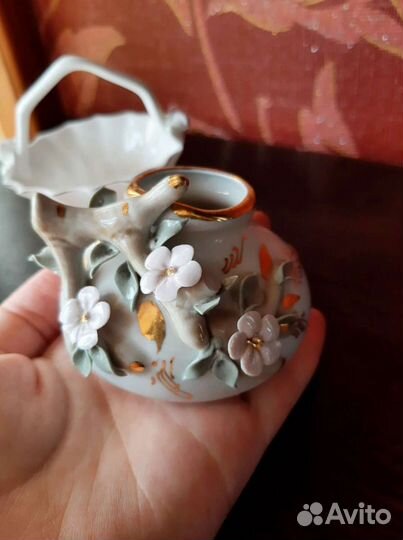Мини ваза винтаж фарфор
