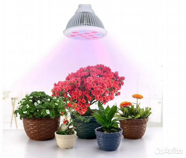 Фитолампа для растений 40вт Е40 28Led Е27